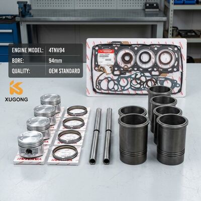 4TNV94 4TNV98 Engine Overhaul Rebuild Kit with Full Gasket Set for Sany SY55 SY75 Yanmar Mini Excavator Parts
